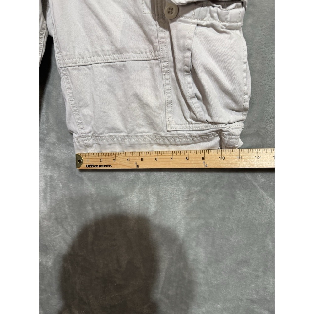 Denim & Supply Ralph Lauren Cargo Shorts Men's 31 White Y2K Baggy Pockets - Picture 9 of 10